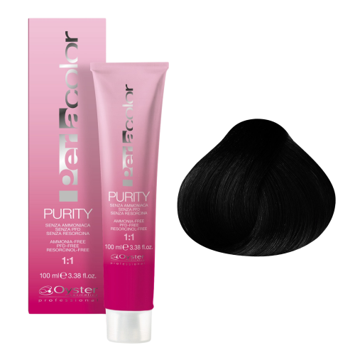 Oyster Cosmetics Purity Крем-краска для волос 1/0 (100 мл) 