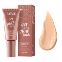 PAESE Get The Glow Look Многофункциональная тональная основа с эффектом сияния SPF 20, тон 2N (30мл)