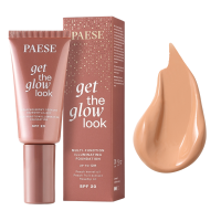 PAESE Get The Glow Look Многофункциональная тональная основа с эффектом сияния SPF 20, тон 3N (30мл)