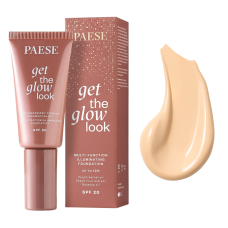 PAESE Get The Glow Look Многофункциональная тональная основа с эффектом сияния SPF 20, тон 3N (30мл)