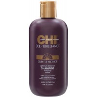 CHI Deep Brilliance Olive  Monoi Optimum Moisture Shampoo  Шампунь для поврежденных волос 355 мл