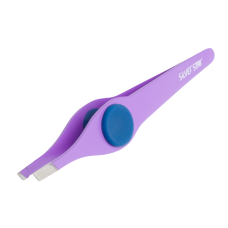 Silver Star Пинцет для бровей фиолетовый AT-9102 Classic