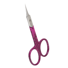 Silver Star Ножницы маникюрные для кожи, зауженные лезвия пурпурное покрытие НСС-5 Classic