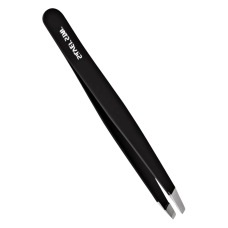 Silver Star Пинцет косой черный АТ-9934 Classic 