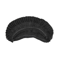 SOLBIANCA Шапочка-клип спанбонд, черная (100 шт) 