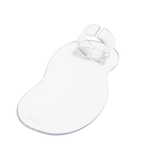 TNL Professional Палитра-кольцо для смешивания "Лепесток" (прозрачная) 