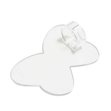 TNL Professional Палитра-кольцо для смешивания "Бабочка" (прозрачная) 