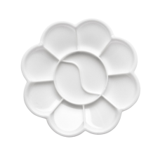 TNL Professional Палитра для разведения цветных гелей, красок с ячейками (средняя)