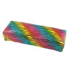 TNL Professional Подлокотник кожаный для рук (радужная зебра)
