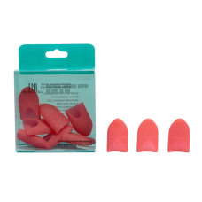 TNL Professional Силиконовые колпачки для снятия гель-лака, красный (10 шт/упак)
