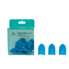 TNL Professional Силиконовые колпачки для снятия гель-лака, синие (10 шт/упак) 