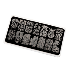 TNL Premium Пластина для стемпинга - лесные фантазии (098)