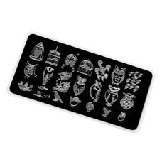 TNL Premium Пластина для стемпинга - пение птиц (15)