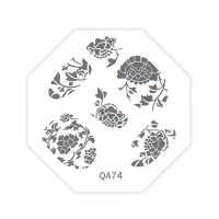 TNL Professional Трафарет металлический для стемпинга QA-74