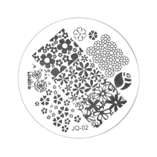 TNL Professional Трафарет металлический для стемпинга малый - Бутон 