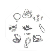 TNL Professional Трафарет металлический для стемпинга LO-12