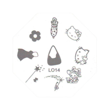 TNL Professional Трафарет металлический для стемпинга LO-14