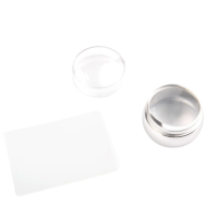 TNL Professional Штамп для стемпинга большой плоский - прозрачный