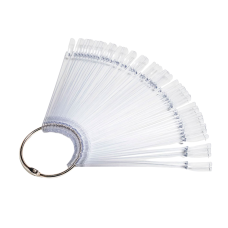 TNL Professional Палитра "веер" прозрачная (50 шт)