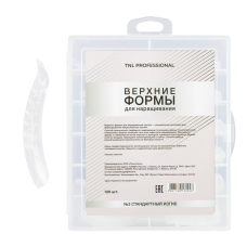 TNL Professional Верхние формы для наращивания ногтей №3 Стандартный изгиб (120 шт)