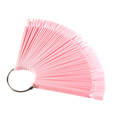 TNL Professional Палитра «Веер» розовая (50 шт. на кольце)