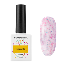 TNL Professional Сonfetti №3 Молочная база с цветной поталью (10 мл)
