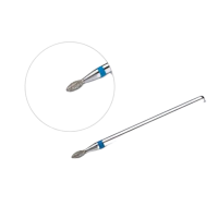 TNL Professional Фреза алмазная, пламя округлое (средняя твердость) 1,8х4,5