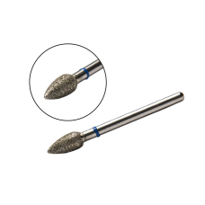 TNL Professional Фреза алмазная, пламя (средняя твердость) 4,5 9 мм