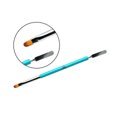 TNL Professional Кисть-шпатель для акрил-геля (голубая)