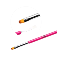 TNL Professional Кисть-шпатель для акрил-геля (ярко-розовая)