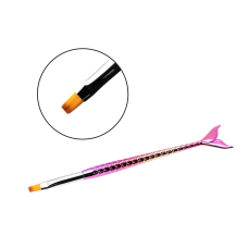 TNL Professional Кисть для геля "Русалка" квадратная №8