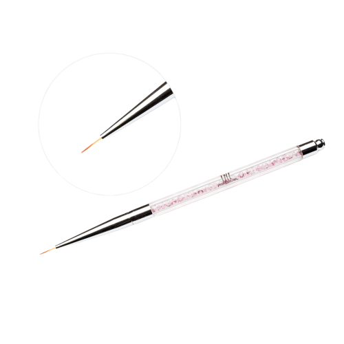 TNL Professional Кисть для рисования - 00 (с розовыми кристаллами)