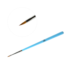 TNL Professional Кисть для рисования, тонкая (голубая)