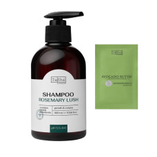 Набор Tashe professional "Rosemary lush": Шампунь для волос "Rosemary Lush" (300 мл) + Баттер для волос "Avocado" hair butter (саше 20 мл)