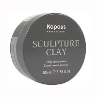 Глина для укладки волос нормальной фиксации «Sculpture Clay» серии “Styling” KAPOUS 100 мл