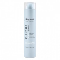 Освежающий шампунь для волос оттенков блонд серии “Blond Bar” KAPOUS 300 мл