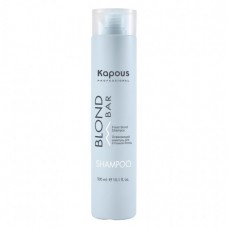 Освежающий шампунь для волос оттенков блонд серии “Blond Bar” KAPOUS 300 мл