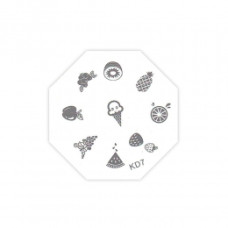 Трафарет металлический для стемпинга KD-07