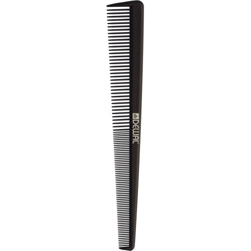 Расческа рабочая DEWAL MAGNESIUM комбинированная, конусная , черная 18.8см CO-M-2005