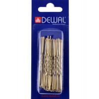 Шпильки DEWAL золотистые, волна 60 мм, 60 шт/уп, на блистере SLT60V-5/60