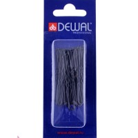 Шпильки DEWAL черные, волна 45 мм, 60 шт/уп, на блистере SLT45V-1/60