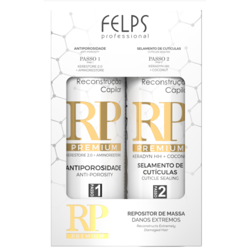 FELPS Маска холодное восстановление COLOR RP RECONSTRUCTION PREMIUM KIT DUO (шаг 1 и 2) 2x500мл.